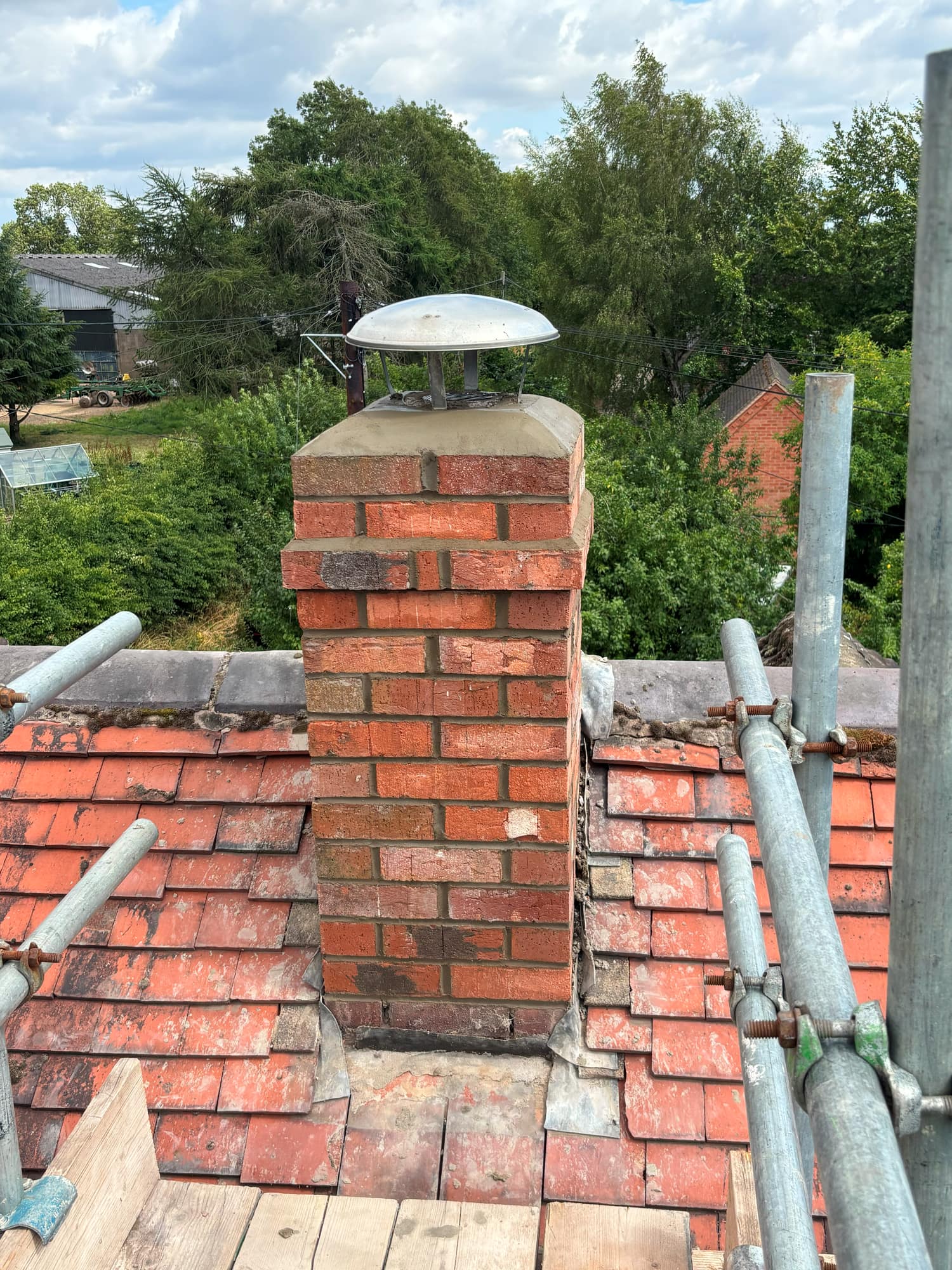 Chimney Rebuild in Market Bosworth — roofing work by Armour Shield Roofing Services Coalville (photo 4)