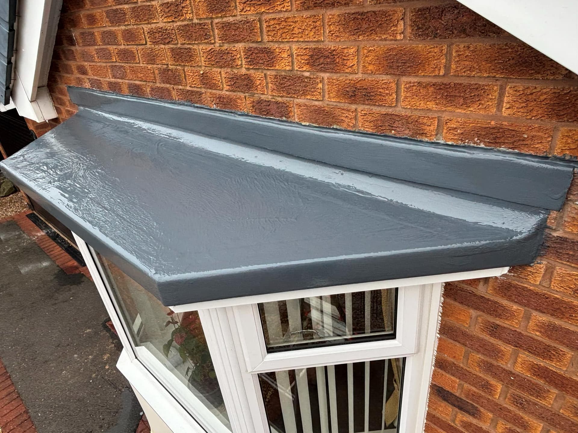 New Bay Roof Installation in Ravenstone Coalville Using a Liquid Roofing System — roofing work by Armour Shield Roofing Services Coalville (photo 6)