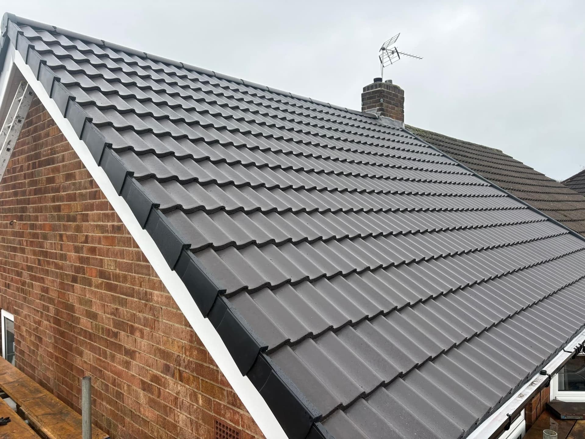 New Roof Installed with a Sandtoft Double Pantile in Thringstone Leicestershire — roofing work by Armour Shield Roofing Services Coalville (photo 7)